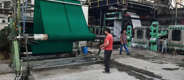 مصنع نسيج في دمشق، سوريا - سبوتنيك عربي