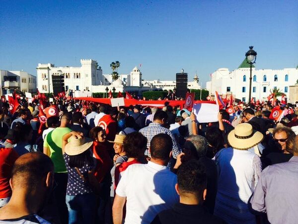 مظاهرات في تونس لدعم عملية الأيادي النظيفة - سبوتنيك عربي