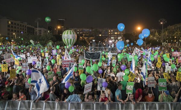 مظاهرات حاشدة في تل أبيب تطالب بتحقيق السلام - سبوتنيك عربي