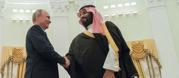 بوتين وولي العهد السعودي وزير الدفاع سلمان بن محمد آل سعود - سبوتنيك عربي