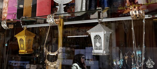 زينة شهر رمضان في البلدة القديمة بدمشق، سوريا زينة شهر رمضان في البلدة القديمة بدمشق، سوريا - سبوتنيك عربي