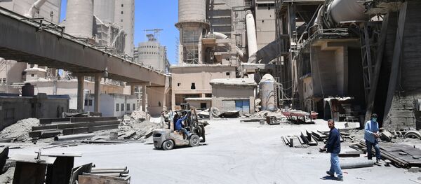 مصنع الاسمنت في طرطوس، في سوريا مصنع الاسمنت في طرطوس، في سوريا - سبوتنيك عربي