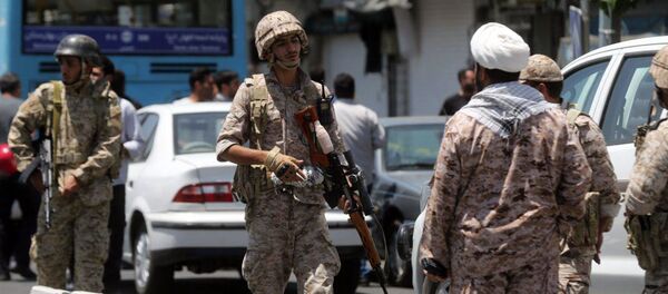 الأمن الإيراني وسط العاصمة طهران (أرشيفية) - سبوتنيك عربي