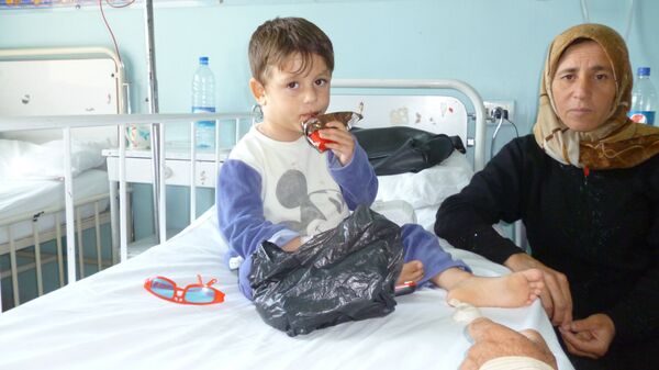 أطفال سوريا المصابون بالسرطان أطفال سوريا المصابون بالسرطان - سبوتنيك عربي