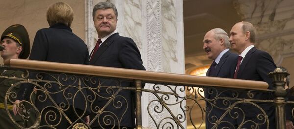 لقاء ميركل وبوروشينكو ولوكاشينكو وبوتين في مينسك - سبوتنيك عربي