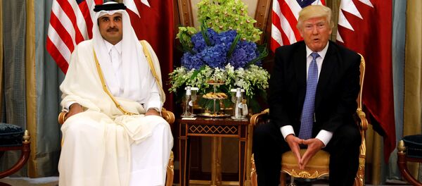 تميم وترامب - سبوتنيك عربي