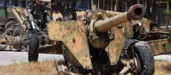 مصنع لإنتاج وإصلاح البنادق والمدافع في محافظة حماة، سوريا - سبوتنيك عربي