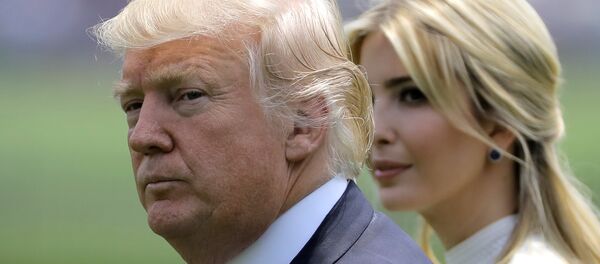 ترامب وإيفانكا - سبوتنيك عربي