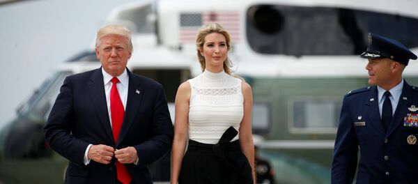 ترامب وإيفانكا - سبوتنيك عربي