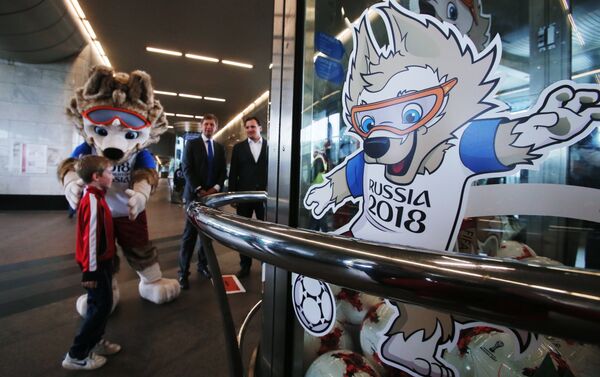 معرض مخصص لكأس القارات في محطة أنفاق في موسكو معرض مخصص لكأس القارات في محطة أنفاق في موسكو - سبوتنيك عربي