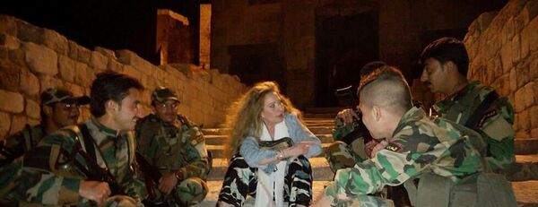 الفنانة رغدة في حلب - سبوتنيك عربي