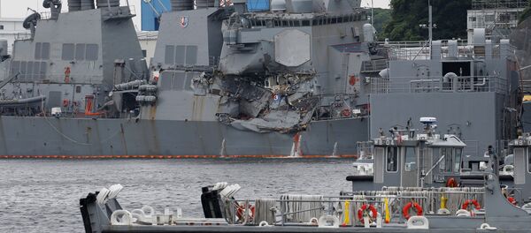 المدمرة الامريكية فيتزجيرالد المدمرة الامريكية فيتزجيرالد - سبوتنيك عربي