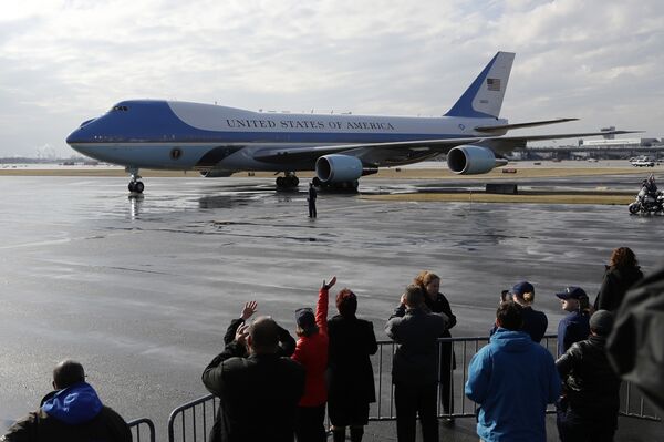طائرة الرئيس الأمريكية دونادل ترامب، بوينغ 747 - سبوتنيك عربي