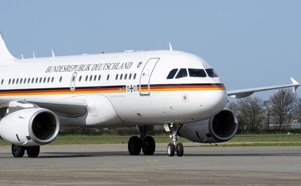 طائرة المستشارة  الألمانية أنغيلا ميركل - سبوتنيك عربي