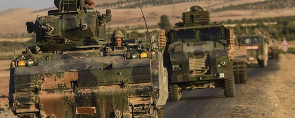 قوات تركية على الحدود التركية السورية - سبوتنيك عربي