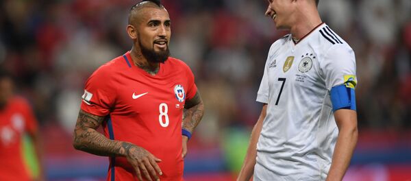 لقاء المنتخبيا الألماني و التشيلي في كأس القارات - سبوتنيك عربي