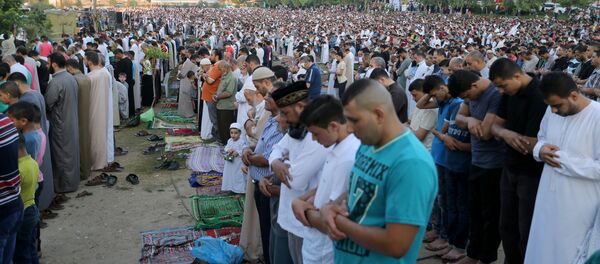 صلاة عيد الفطر في غزة - سبوتنيك عربي