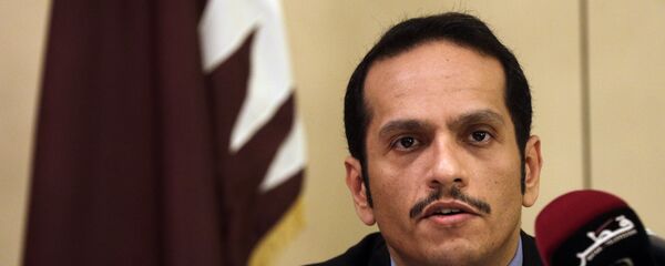  وزير الخارجية القطري محمد بن عبد الرحمن آل ثاني في روما، إيطاليا 1 يوليو/ تموز 2017 - سبوتنيك عربي