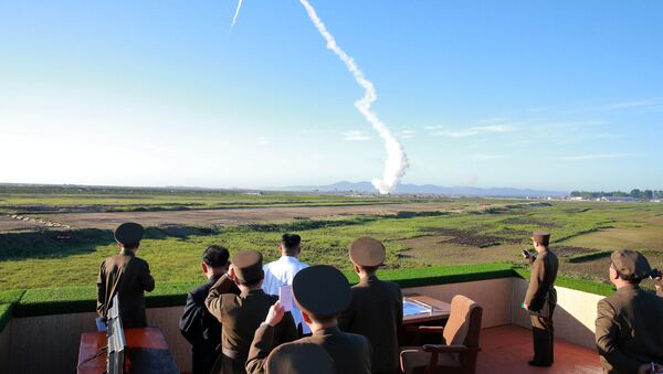 إطلاق صاروخ في كوريا الشمالية - سبوتنيك عربي