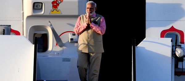 قمة مجموعة العشرين - رئيس وزراء الهند ناريندرا مودي في هامبورغ، ألمانيا 6 يوليو/ تموز 2017 - سبوتنيك عربي