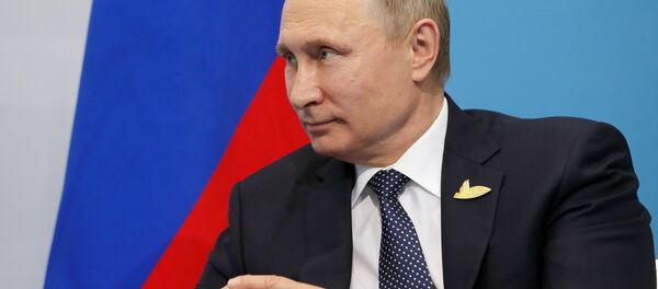 قمة مجموعة العشرين في هامبورغ، ألمانيا - الرئيس الروسي فلاديمير بوتين، 7 يوليو/ تموز 2017 قمة مجموعة العشرين في هامبورغ، ألمانيا - الرئيس الروسي فلاديمير بوتين، 7 يوليو/ تموز 2017 - سبوتنيك عربي