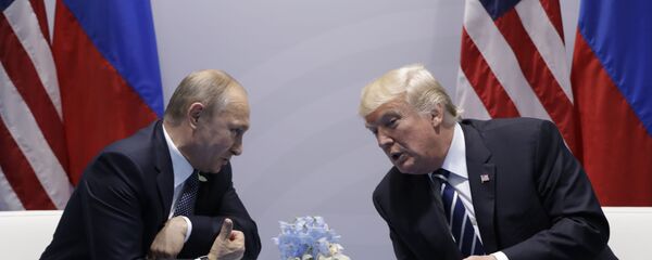 الرئيس فلاديمير بوتين والرئيس الأمريكي دونالد ترامب - سبوتنيك عربي