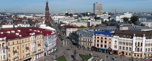 مشهد يطل على شارع باومانا بمدينة قازان بجمهورية تتارستان، روسيا - سبوتنيك عربي