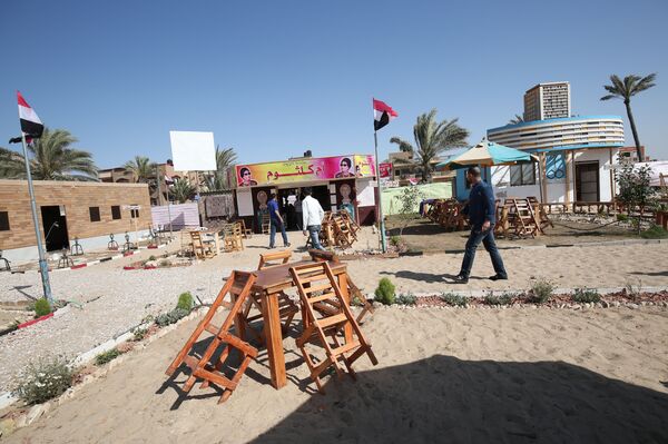 مقهى القاهرة قطاع غزة - سبوتنيك عربي