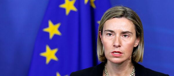 رئيس دبلوماسية الاتحاد الاوروبي فيديريكا موغيريني - سبوتنيك عربي