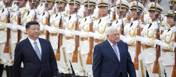 الرئيس الفلسطيني ونظيره الصيني - سبوتنيك عربي