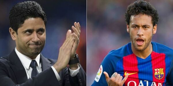 نيمار و ناصر الخليفي مالك باريس سان جيرمان نيمار و ناصر الخليفي مالك باريس سان جيرمان - سبوتنيك عربي