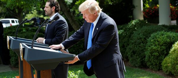 ترامب والحريري - سبوتنيك عربي