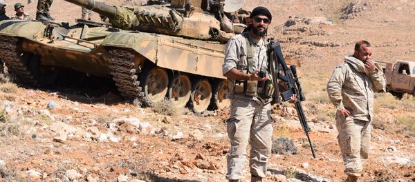 مقاتلو حزب الله في جرود عرسال مقاتلو حزب الله في جرود عرسال - سبوتنيك عربي