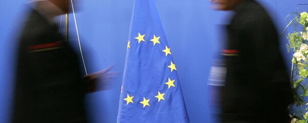 علم الاتحاد الأوروبي في بروسل - سبوتنيك عربي