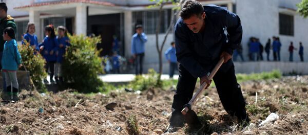 الأمم المتحدة تزرع المدارس السورية بالخضار الأمم المتحدة تزرع المدارس السورية بالخضار - سبوتنيك عربي