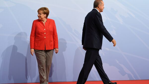 أردوغان وميركل - سبوتنيك عربي