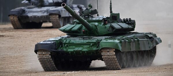 الألعاب العسكرية الدولية  أرميا-2017 في حقل ألابينو (سباق الدبابات) - سبوتنيك عربي