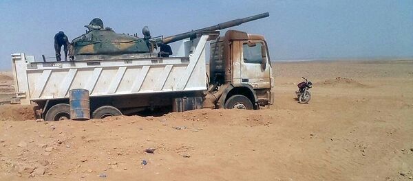 آلية غريبة للمسلحين السوريين آلية غريبة للمسلحين السوريين - سبوتنيك عربي