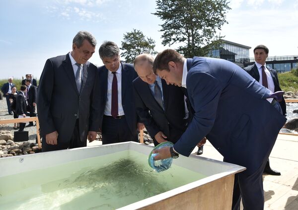 الرئيس الروسي فلاديمير بوتين في زيارة إلى بايكال - سبوتنيك عربي