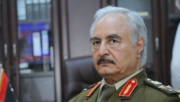 القائد العام للجيش الوطني الليبي المشير خليفة حفتر - سبوتنيك عربي