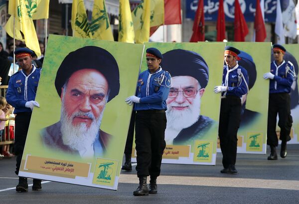 خلال مهرجان حزب الله - سبوتنيك عربي