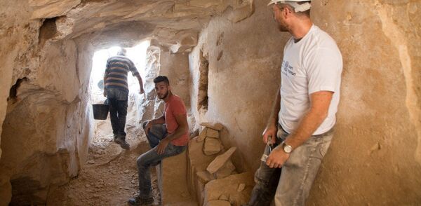 حفريات في بلدة قانا - سبوتنيك عربي