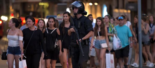 الشرطة في موقع هجوم برشلونة - سبوتنيك عربي