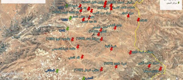 خريطة للجيش اللبناني خريطة للجيش اللبناني - سبوتنيك عربي