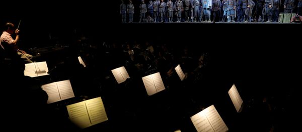 أوركسترا موسيقي في الصين - سبوتنيك عربي