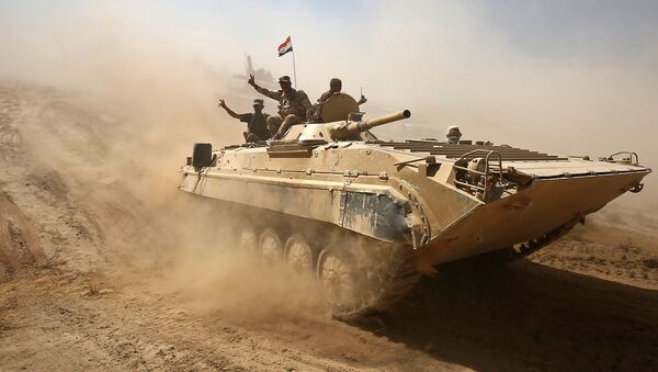 تقدم القوات العراقية في تلعفر غربي الموصل، العراق 22 أغسطس/ آب 2017 - سبوتنيك عربي