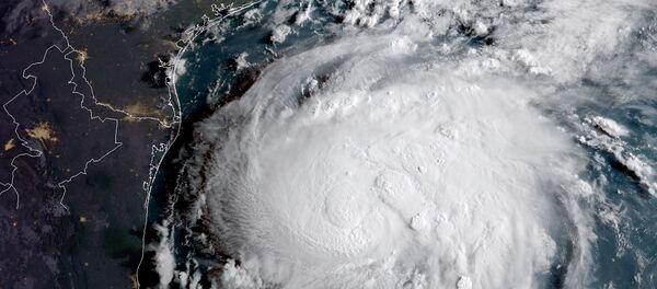 صورة بالقمر الصناعي للإعصار هارفي - سبوتنيك عربي