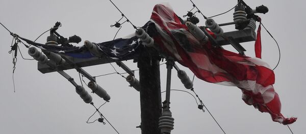 إعصار هارفي يضرب ولاية تكساس الولايات المتحدة، 25 أغسطس/ آب 2017 - سبوتنيك عربي