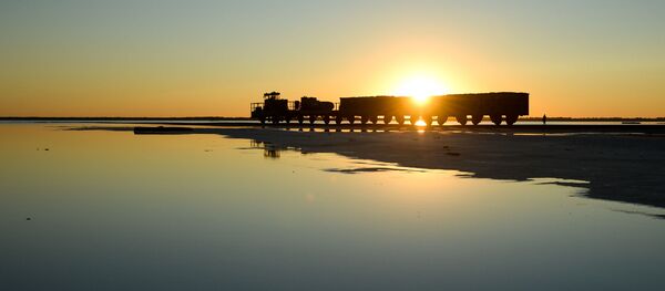 بحيرة مالينوفوي - أو بحيرة التوت بمنطقة مخايلوفسكي في ألطايسكي كراي - سبوتنيك عربي