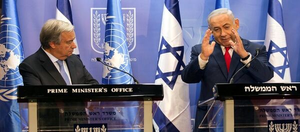 نتنياهو - غوتيريس - سبوتنيك عربي